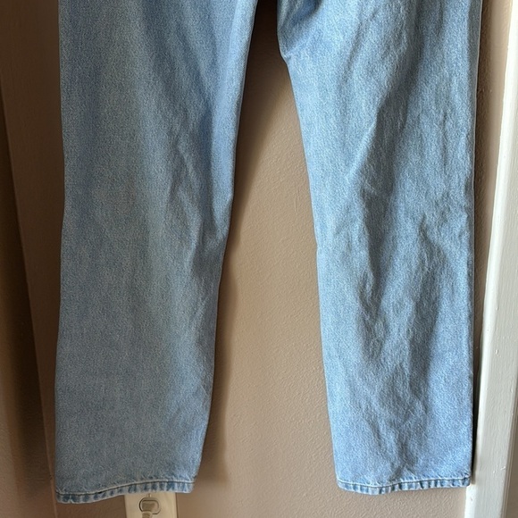 NWT BOOHOO Graffiti Print Ripped Knee Straight Leg Jeans - Picture 14 of 14